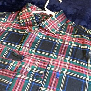 Polo Ralph Lauren slim fit plaid button down large